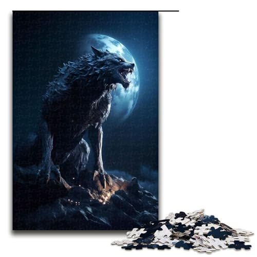 1000 teiliges Puzzle Der Werwolf für Erwachsene Holzpuzzle Familienspiele 75 x 50 cm 1000 teiliges Puzzle Der Werwolf für Erwachsene Holzpuzzle Familienspiele 75 x 50 cm von QSYFNBZL