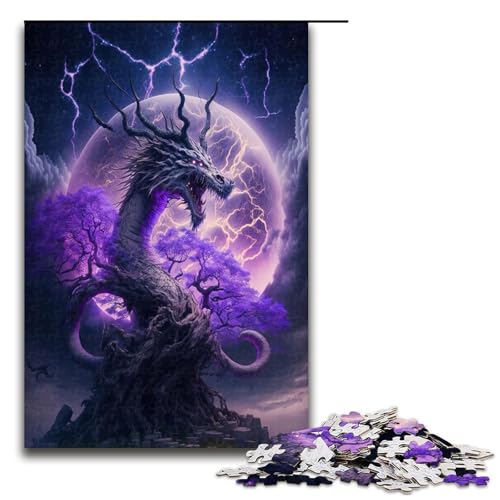 1000 teiliges Puzzle Drache für Erwachsene Holzpuzzle Familienspiele 75 x 50 cm 1000 teiliges Puzzle Drache für Erwachsene Holzpuzzle Familienspiele 75 x 50 cm von QSYFNBZL