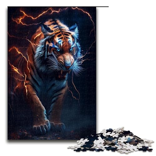 1000 teiliges Puzzle Elemental Lightning Tigers aus Holz Lernspiele Heimdekoration 1000 Teile 1000 teiliges Puzzle Elemental Lightning Tigers aus Holz Lernspiele Heimdekoration 1000 Teile von QSYFNBZL