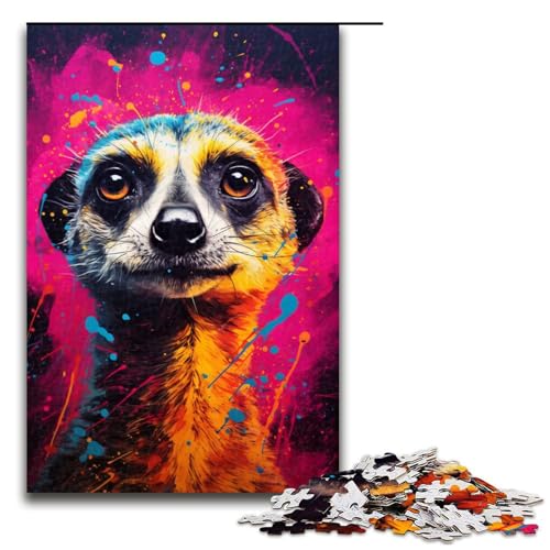 1000 teiliges Puzzle Erdmännchen buntes Puzzle für Erwachsene Holzpuzzle Lernspiel 75 x 50 cm 1000 teiliges Puzzle Erdmännchen buntes Puzzle für Erwachsene Holzpuzzle Lernspiel 75 x 50 cm von QSYFNBZL