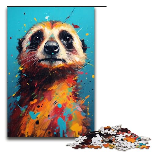 1000 teiliges Puzzle Erdmännchen buntes Puzzle für Erwachsene Holzpuzzle Lernspiel 75 x 50 cm 1000 teiliges Puzzle Erdmännchen buntes Puzzle für Erwachsene Holzpuzzle Lernspiel 75 x 50 cm von QSYFNBZL