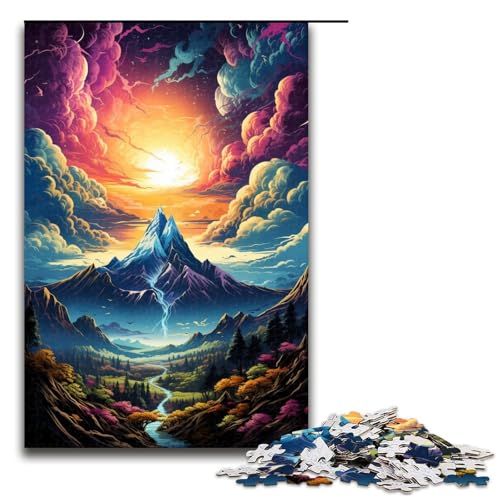 1000 teiliges Puzzle Fantasie Bunte Landschaft für Erwachsene Holzpuzzle Familienspiele 75 x 50 cm 1000 teiliges Puzzle Fantasie Bunte Landschaft für Erwachsene Holzpuzzle Familienspiele 75 x 50 cm von QSYFNBZL