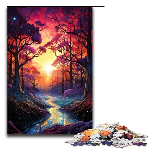 1000 teiliges Puzzle Fantasie Dschungellandschaft Holzpuzzle Lernspiele Heimdekoration 75 x 50 cm 1000 teiliges Puzzle Fantasie Dschungellandschaft Holzpuzzle Lernspiele Heimdekoration 75 x 50 cm von QSYFNBZL