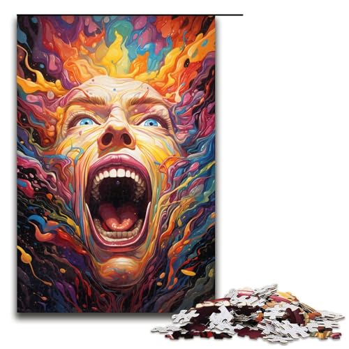 1000 teiliges Puzzle Fantasie Farbkunst Puzzle Holzpuzzle Lernspiele Heimdekoration 75 x 50 cm 1000 teiliges Puzzle Fantasie Farbkunst Puzzle Holzpuzzle Lernspiele Heimdekoration 75 x 50 cm von QSYFNBZL