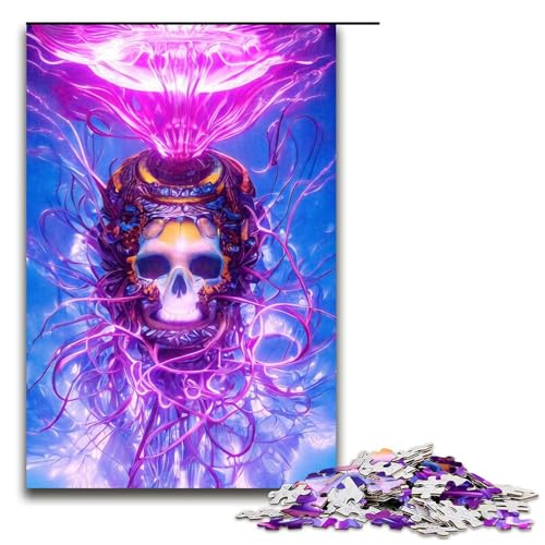 1000 teiliges Puzzle Fantasy Abstract Puzzles Holzpuzzles Lernspiele Heimdekoration 75x50cm von QSYFNBZL