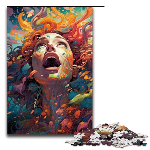1000 teiliges Puzzle Fantasy Hexe für Erwachsene Holz Familienspiel 75 x 50 cm 1000 teiliges Puzzle Fantasy Hexe für Erwachsene Holz Familienspiel 75 x 50 cm von QSYFNBZL