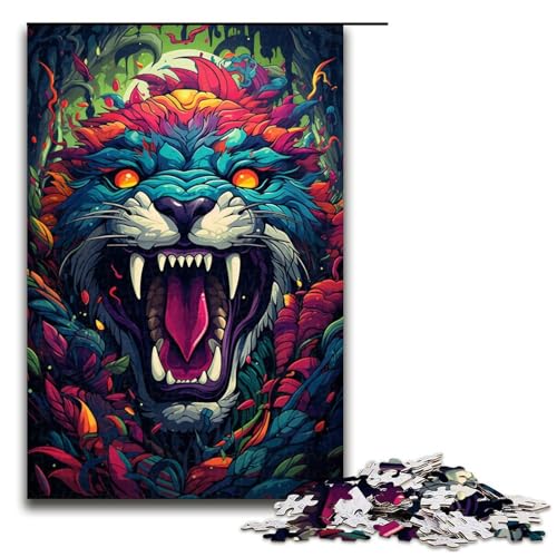 1000 teiliges Puzzle Fantasy Jungle Beast Puzzle für Erwachsene Holzpuzzle Lernspiel 75x50cm 1000 teiliges Puzzle Fantasy Jungle Beast Puzzle für Erwachsene Holzpuzzle Lernspiel 75x50cm von QSYFNBZL