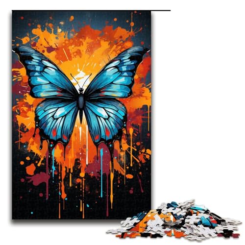 1000 teiliges Puzzle Fantasy Kunst Schmetterling Puzzle für Erwachsene Holzpuzzle Lernspiel 75 x 50 cm 1000 teiliges Puzzle Fantasy Kunst Schmetterling Puzzle für Erwachsene Holzpuzzle Lernspiel 75 x 50 cm von QSYFNBZL