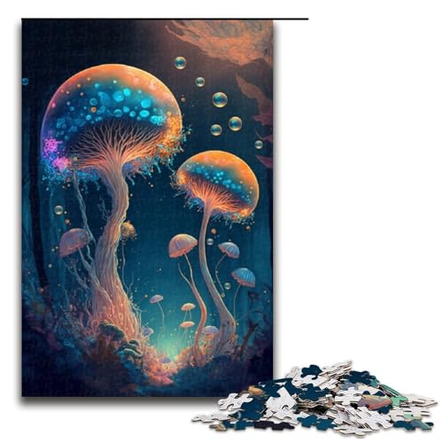 1000 teiliges Puzzle Fantasy Mushroom Puzzles Holzpuzzles Lernspiele Heimdekoration 1000 PCS 1000 teiliges Puzzle Fantasy Mushroom Puzzles Holzpuzzles Lernspiele Heimdekoration 1000 PCS von QSYFNBZL