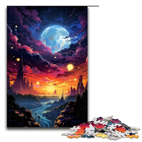 1000 teiliges Puzzle Fantasy Nachthimmel Puzzle Holzpuzzle Lernspiele Heimdekoration 75 x 50 cm 1000 teiliges Puzzle Fantasy Nachthimmel Puzzle Holzpuzzle Lernspiele Heimdekoration 75 x 50 cm von QSYFNBZL