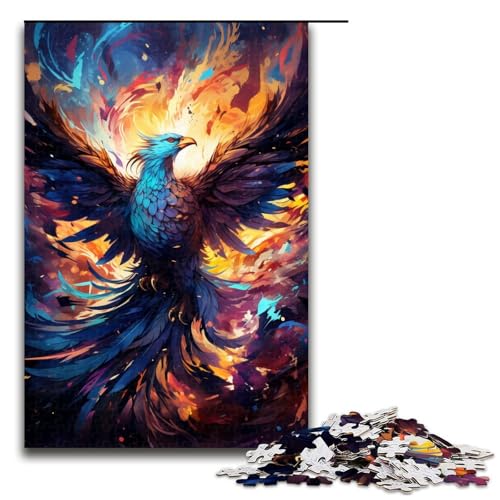 1000 teiliges Puzzle Farb Fantasie Phönix Puzzle für Erwachsene Holzpuzzle tolle Geschenke für Weihnachten 75 x 50 cm 1000 teiliges Puzzle Farb Fantasie Phönix Puzzle für Erwachsene Holzpuzzle tolle Geschenke für Weihnachten 75 x 50 cm von QSYFNBZL