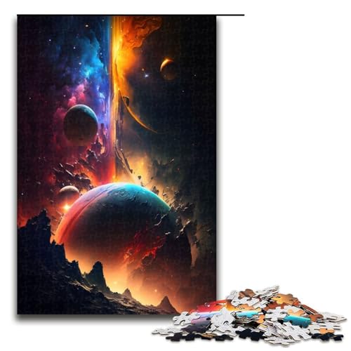 1000 teiliges Puzzle Farben des Universums für Erwachsene Holz Familienspiel 75 x 50 cm 1000 teiliges Puzzle Farben des Universums für Erwachsene Holz Familienspiel 75 x 50 cm von QSYFNBZL