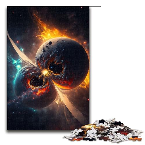 1000 teiliges Puzzle Farben des Weltraumplaneten für Erwachsene Holzpuzzle Familienspiele 75 x 50 cm 1000 teiliges Puzzle Farben des Weltraumplaneten für Erwachsene Holzpuzzle Familienspiele 75 x 50 cm von QSYFNBZL