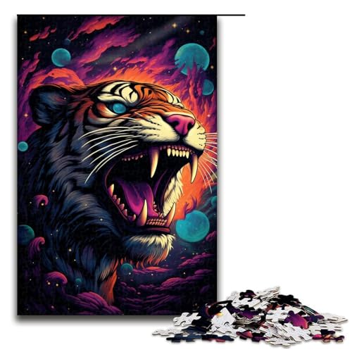 1000 teiliges Puzzle Fierce Tiger für Erwachsene Holzpuzzle Lernspiel 75 x 50 cm 1000 teiliges Puzzle Fierce Tiger für Erwachsene Holzpuzzle Lernspiel 75 x 50 cm von QSYFNBZL