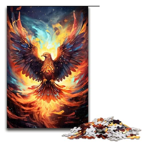 1000 teiliges Puzzle Flammen Phönix Puzzle für Erwachsene Holz Familienspiel 75 x 50 cm 1000 teiliges Puzzle Flammen Phönix Puzzle für Erwachsene Holz Familienspiel 75 x 50 cm von QSYFNBZL