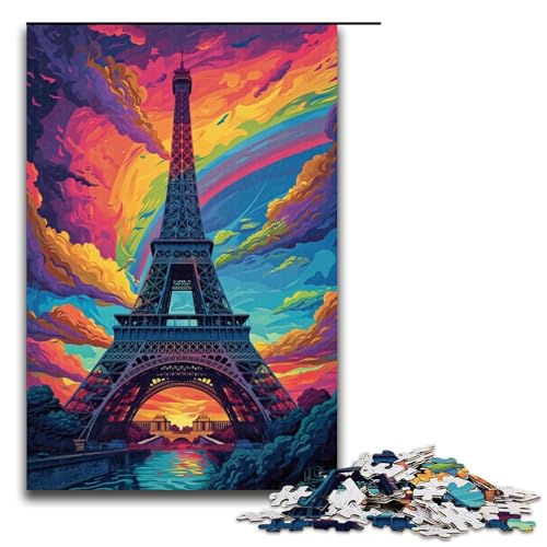 1000 teiliges Puzzle Frankreich Eiffelturm Puzzle für Erwachsene Holzpuzzle Lernspiel 75x50cm 1000 teiliges Puzzle Frankreich Eiffelturm Puzzle für Erwachsene Holzpuzzle Lernspiel 75x50cm von QSYFNBZL