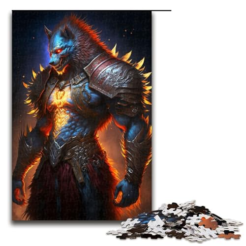 1000 teiliges Puzzle Gepanzerter Werwolf für Erwachsene Holz Familienspiel 75 x 50 cm 1000 teiliges Puzzle Gepanzerter Werwolf für Erwachsene Holz Familienspiel 75 x 50 cm von QSYFNBZL