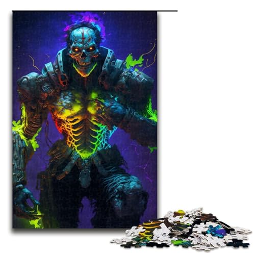 1000 teiliges Puzzle Gepanzerter Zombie Puzzle für Erwachsene Holzpuzzle Lernspiel 75 x 50 cm von QSYFNBZL