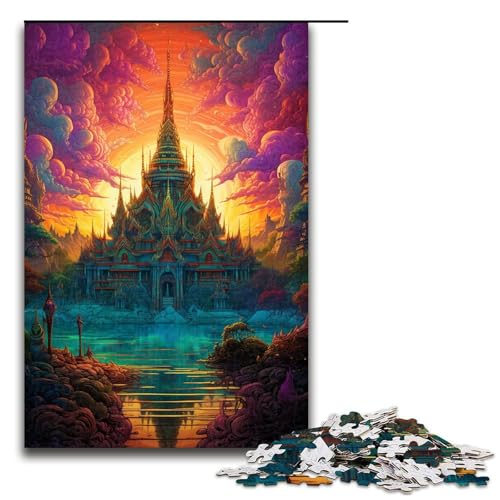 1000 teiliges Puzzle Großer Palast von Thailand Puzzle für Erwachsene Holzpuzzle tolle Geschenke zu Weihnachten 75 x 50 cm 1000 teiliges Puzzle Großer Palast von Thailand Puzzle für Erwachsene Holzpuzzle tolle Geschenke zu Weihnachten 75 x 50 cm von QSYFNBZL