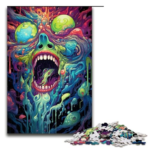 1000 teiliges Puzzle Grüner Teufelfür Erwachsene Holzpuzzle Familienspiele 75 x 50 cm 1000 teiliges Puzzle Grüner Teufelfür Erwachsene Holzpuzzle Familienspiele 75 x 50 cm von QSYFNBZL