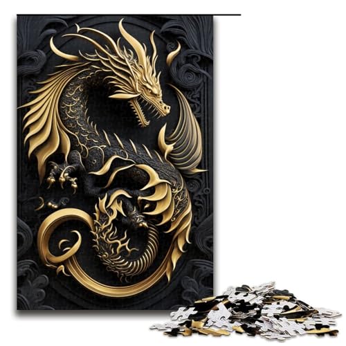 1000 teiliges Puzzle Kaiserdrachenflamme für Erwachsene Holzpuzzle Familienspiele 75 x 50 cm 1000 teiliges Puzzle Kaiserdrachenflamme für Erwachsene Holzpuzzle Familienspiele 75 x 50 cm von QSYFNBZL