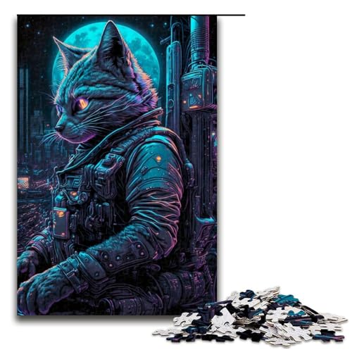 1000 teiliges Puzzle Katze und Mensch Holzpuzzle Lernspiele Heimdekoration 75 x 50 cm 1000 teiliges Puzzle Katze und Mensch Holzpuzzle Lernspiele Heimdekoration 75 x 50 cm von QSYFNBZL