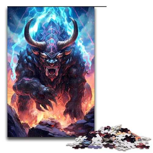1000 teiliges Puzzle King Monster Bull Holzpuzzle Lernspiele Heimdekoration 75 x 50 cm 1000 teiliges Puzzle King Monster Bull Holzpuzzle Lernspiele Heimdekoration 75 x 50 cm von QSYFNBZL