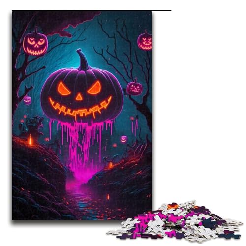 1000 teiliges Puzzle Kürbiskopf für Erwachsene Holzpuzzle Familienspiele 75 x 50 cm 1000 teiliges Puzzle Kürbiskopf für Erwachsene Holzpuzzle Familienspiele 75 x 50 cm von QSYFNBZL