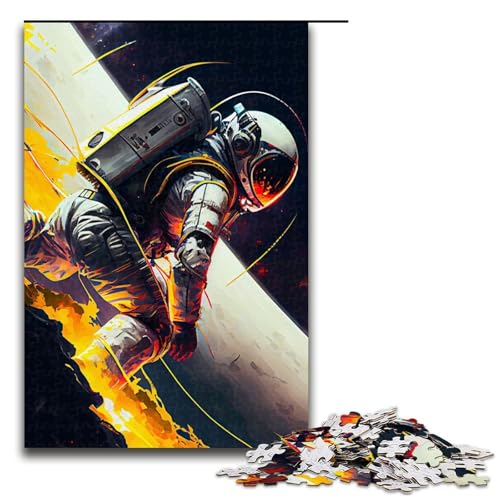1000 teiliges Puzzle Lernspiele Astronauten Surfen Weltraum Puzzles für Erwachsene Holzpuzzle für Familienspaß und Spieleabend 75 x 50 cm 1000 teiliges Puzzle Lernspiele Astronauten Surfen Weltraum Puzzles für Erwachsene Holzpuzzle für Familienspaß und Spieleabend 75 x 50 cm von QSYFNBZL