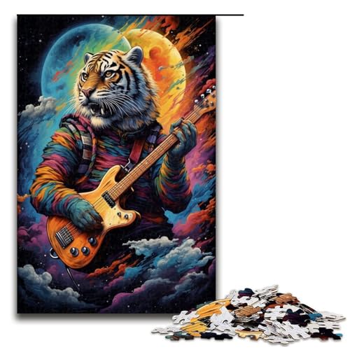 1000 teiliges Puzzle Lernspiele Der Tiger spielt Gitarre Puzzles für Erwachsene Holzpuzzle für Familienspaß und Spieleabend 1000 Teile 1000 teiliges Puzzle Lernspiele Der Tiger spielt Gitarre Puzzles für Erwachsene Holzpuzzle für Familienspaß und Spieleabend 1000 Teile von QSYFNBZL