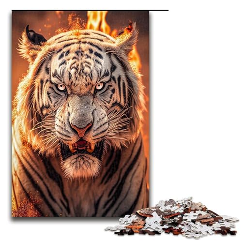1000 teiliges Puzzle Lernspiele Feuertiger Puzzles für Erwachsene Holzpuzzle für Familienspaß und Spieleabend 1000 PCS 1000 teiliges Puzzle Lernspiele Feuertiger Puzzles für Erwachsene Holzpuzzle für Familienspaß und Spieleabend 1000 PCS von QSYFNBZL
