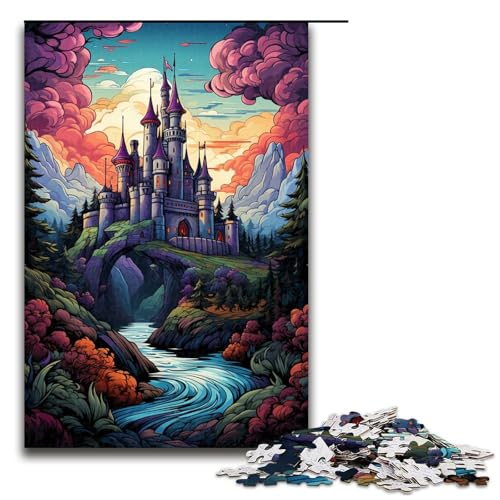 1000 teiliges Puzzle Lernspiele Malen buntes Waldschloss Puzzles für Erwachsene Holzpuzzle für Familienspaß und Spieleabend 75 x 50 cm 1000 teiliges Puzzle Lernspiele Malen buntes Waldschloss Puzzles für Erwachsene Holzpuzzle für Familienspaß und Spieleabend 75 x 50 cm von QSYFNBZL