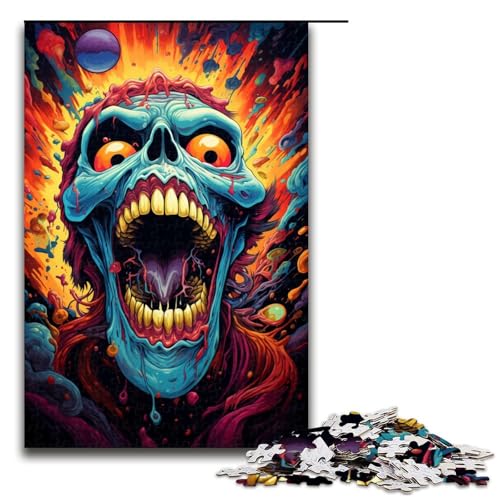 1000 teiliges Puzzle Lernspiele Zeichnen böses Monster Puzzles für Erwachsene Holzpuzzle für Familienspaß und Spieleabend 75 x 50 cm 1000 teiliges Puzzle Lernspiele Zeichnen böses Monster Puzzles für Erwachsene Holzpuzzle für Familienspaß und Spieleabend 75 x 50 cm von QSYFNBZL