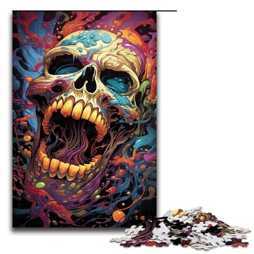 1000 teiliges Puzzle Lernspiele buntes psychedelisches Monster Puzzle für Erwachsene Holzpuzzle für Familienspaß und Spieleabend 75 x 50 cm 1000 teiliges Puzzle Lernspiele buntes psychedelisches Monster Puzzle für Erwachsene Holzpuzzle für Familienspaß und Spieleabend 75 x 50 cm von QSYFNBZL