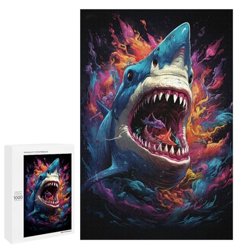 1000 teiliges Puzzle Lernspiele farbenfrohes psychedelisches Haitier Puzzle für Erwachsene Holzpuzzle für Familienspaß und Spieleabend 75 x 50 cm 1000 teiliges Puzzle Lernspiele farbenfrohes psychedelisches Haitier Puzzle für Erwachsene Holzpuzzle für Familienspaß und Spieleabend 75 x 50 cm von QSYFNBZL