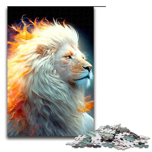 1000 teiliges Puzzle Löwe für Erwachsene Holzpuzzle Familienspiele 75 x 50 cm 1000 teiliges Puzzle Löwe für Erwachsene Holzpuzzle Familienspiele 75 x 50 cm von QSYFNBZL