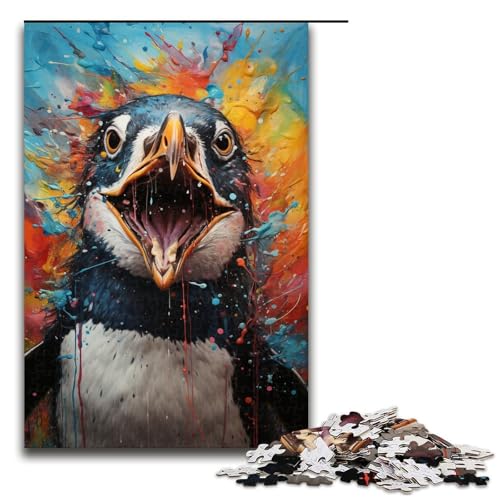 1000 teiliges Puzzle Malen Farbe Pinguin Puzzle für Erwachsene Holzpuzzle Lernspiel 75 x 50 cm 1000 teiliges Puzzle Malen Farbe Pinguin Puzzle für Erwachsene Holzpuzzle Lernspiel 75 x 50 cm von QSYFNBZL