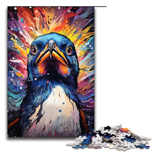 1000 teiliges Puzzle Malen Farbe Pinguin Puzzle für Erwachsene Holzpuzzle Lernspiel 75 x 50 cm 1000 teiliges Puzzle Malen Farbe Pinguin Puzzle für Erwachsene Holzpuzzle Lernspiel 75 x 50 cm von QSYFNBZL