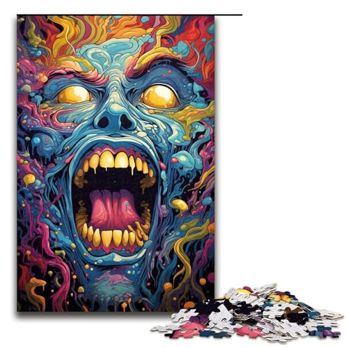 1000 teiliges Puzzle Malerei Bunte Zombies Holzpuzzle Lernspiele Heimdekoration 75 x 50 cm 1000 teiliges Puzzle Malerei Bunte Zombies Holzpuzzle Lernspiele Heimdekoration 75 x 50 cm von QSYFNBZL