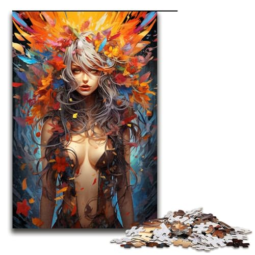 1000 teiliges Puzzle Malerei Farbe Frau für Erwachsene Holzpuzzle Familienspiele 75 x 50 cm 1000 teiliges Puzzle Malerei Farbe Frau für Erwachsene Holzpuzzle Familienspiele 75 x 50 cm von QSYFNBZL