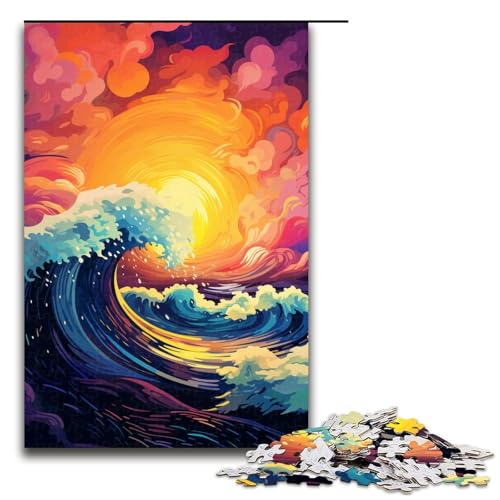 1000 teiliges Puzzle Meereswelle ist von Spritzern umgeben viele Bunte Puzzles Holzpuzzles Lernspiele Heimdekoration 1000 Teile 1000 teiliges Puzzle Meereswelle ist von Spritzern umgeben viele Bunte Puzzles Holzpuzzles Lernspiele Heimdekoration 1000 Teile von QSYFNBZL