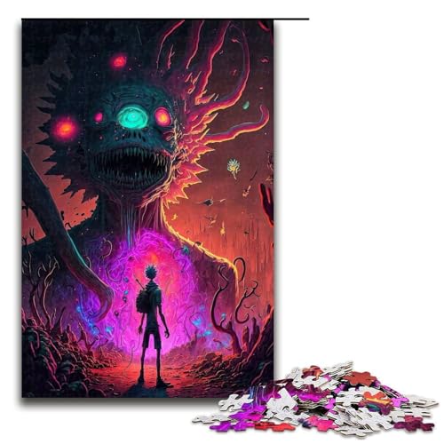 1000 teiliges Puzzle Monster World14 für Erwachsene Holzpuzzle Familienspiele 75 x 50 cm 1000 teiliges Puzzle Monster World14 für Erwachsene Holzpuzzle Familienspiele 75 x 50 cm von QSYFNBZL