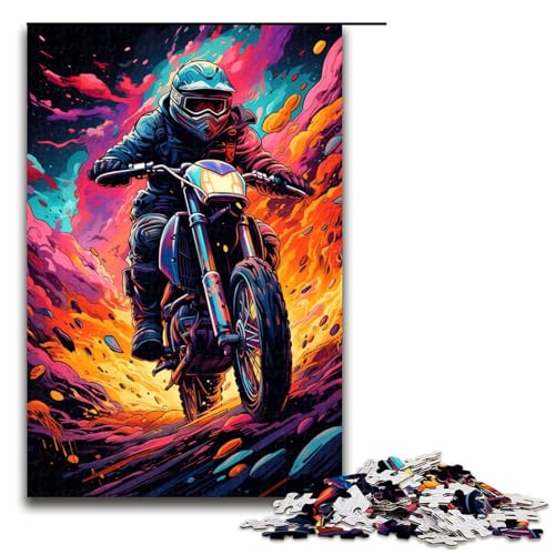 1000 teiliges Puzzle Motorradfahrer Puzzle für Erwachsene Holz Familienspiel 75 x 50 cm 1000 teiliges Puzzle Motorradfahrer Puzzle für Erwachsene Holz Familienspiel 75 x 50 cm von QSYFNBZL