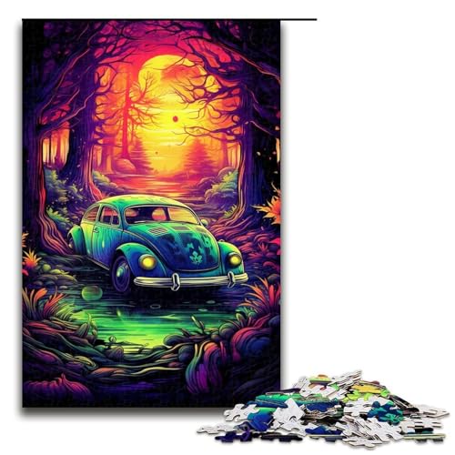 1000 teiliges Puzzle Neonauto in der Natur Puzzle für Erwachsene Holzpuzzle Lernspiel 1000 Teile 1000 teiliges Puzzle Neonauto in der Natur Puzzle für Erwachsene Holzpuzzle Lernspiel 1000 Teile von QSYFNBZL