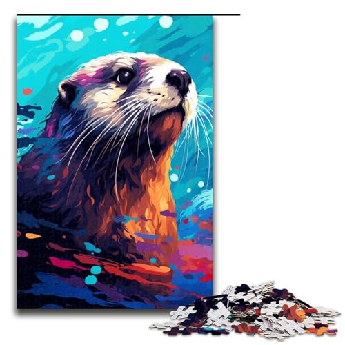 1000 teiliges Puzzle Otter von Splatters Viele Bunte Wolken am Himmel Holzpuzzle Lernspiele Heimdekoration 75 x 50 cm 1000 teiliges Puzzle Otter von Splatters Viele Bunte Wolken am Himmel Holzpuzzle Lernspiele Heimdekoration 75 x 50 cm von QSYFNBZL