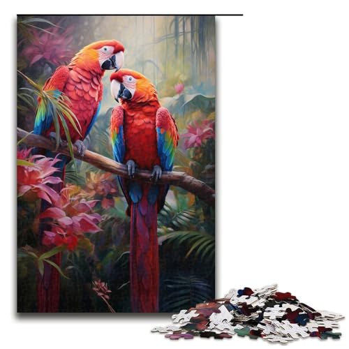 1000 teiliges Puzzle Papagei im Dschungelfür Erwachsene unmögliches Puzzle zum Stressabbau für Teenager ab 14 Jahren 75 x 50 cm 1000 teiliges Puzzle Papagei im Dschungelfür Erwachsene unmögliches Puzzle zum Stressabbau für Teenager ab 14 Jahren 75 x 50 cm von QSYFNBZL