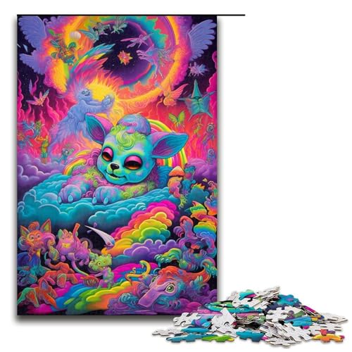 1000 teiliges Puzzle Psychedelische Bunte Monster für Erwachsene Holzpuzzle tolle Geschenke zu Weihnachten 1000 Teile 1000 teiliges Puzzle Psychedelische Bunte Monster für Erwachsene Holzpuzzle tolle Geschenke zu Weihnachten 1000 Teile von QSYFNBZL
