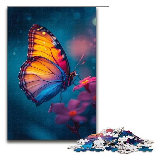 1000 teiliges Puzzle Psychedelischer Schmetterlingfür Erwachsene Holzpuzzle Familienspiele 75 x 50 cm 1000 teiliges Puzzle Psychedelischer Schmetterlingfür Erwachsene Holzpuzzle Familienspiele 75 x 50 cm von QSYFNBZL