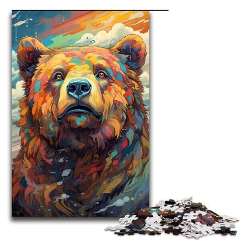 1000 teiliges Puzzle Roboter Braunbär von SplattersLots Dicke farbige Puzzles für Erwachsene Holzpuzzle Lernspiel 75 x 50 cm 1000 teiliges Puzzle Roboter Braunbär von SplattersLots Dicke farbige Puzzles für Erwachsene Holzpuzzle Lernspiel 75 x 50 cm von QSYFNBZL