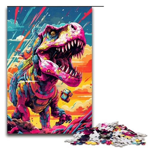1000 teiliges Puzzle Roboter Dinosaurier von SplattersLots Dicke farbige Puzzles Holzpuzzles Lernspiele Heimdekoration 75 x 50 cm 1000 teiliges Puzzle Roboter Dinosaurier von SplattersLots Dicke farbige Puzzles Holzpuzzles Lernspiele Heimdekoration 75 x 50 cm von QSYFNBZL